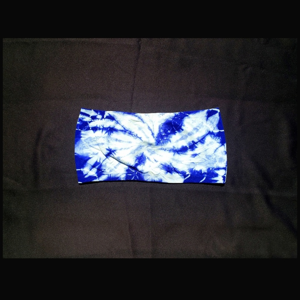 tie💙dye tube top by TEES BY TINA <OS> - Picture 3 of 8